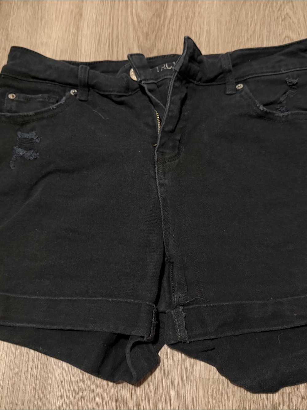 Time and Tru Black Women’s Denim Shorts